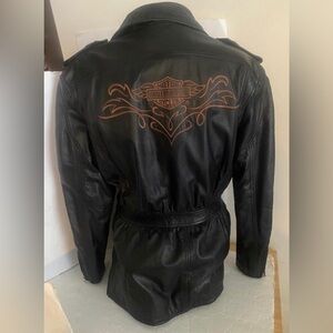 Harley Davidson Ladies Longer Leather Jacket